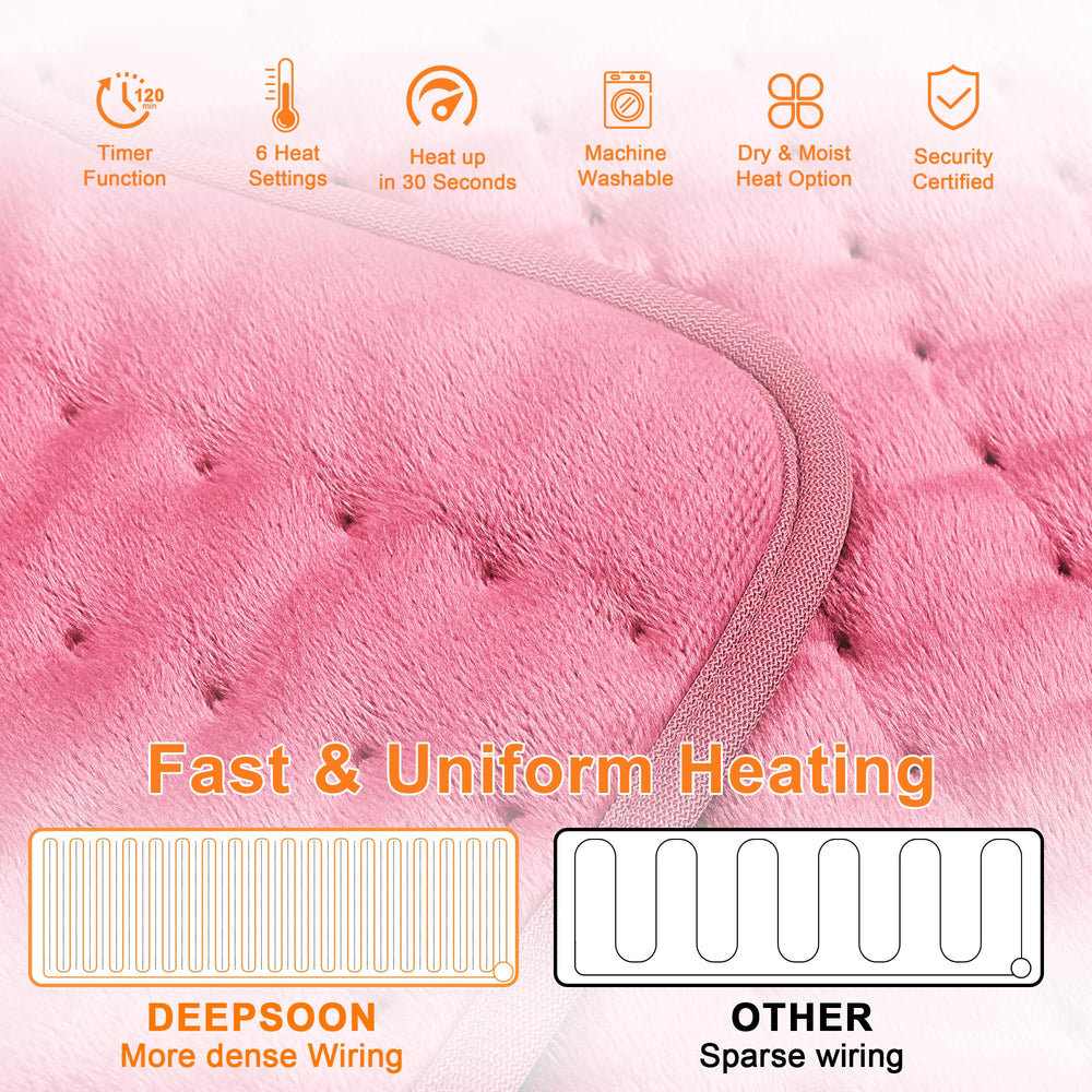 Deepsoon heating pad for knee helps maintain comfort and mobility.