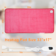 Deepsoon heating pad machine washable with user-friendly care.