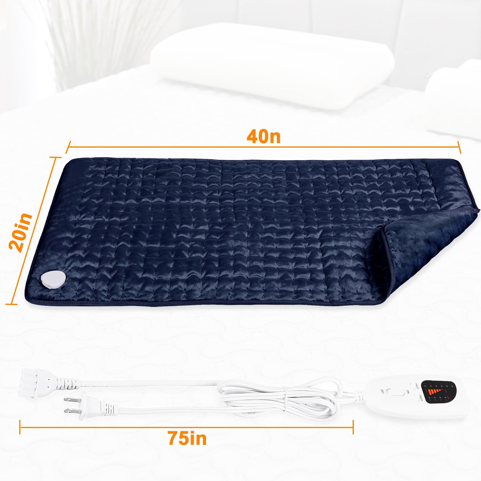 Deepsoon heating pad machine-washable for simple cleanup.