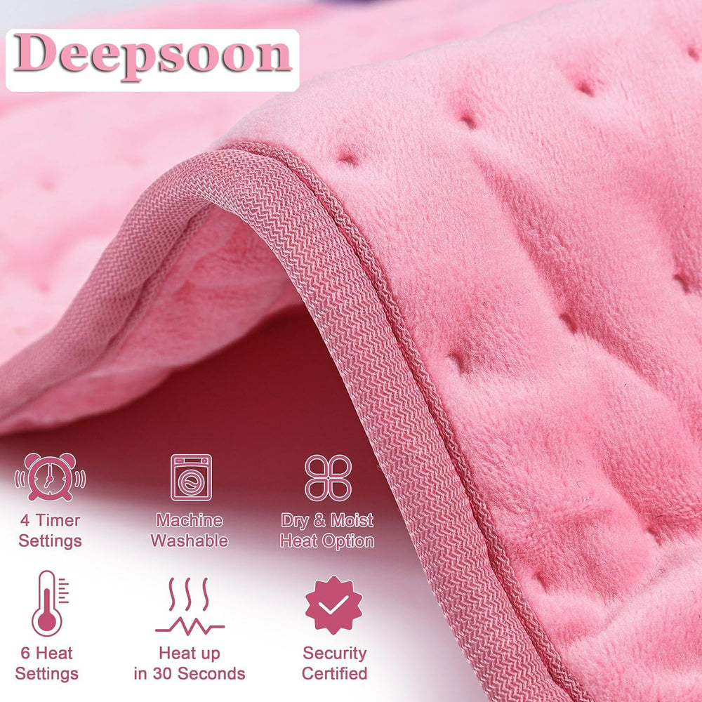 Deepsoon heating pad being machine washed for easy cleaning