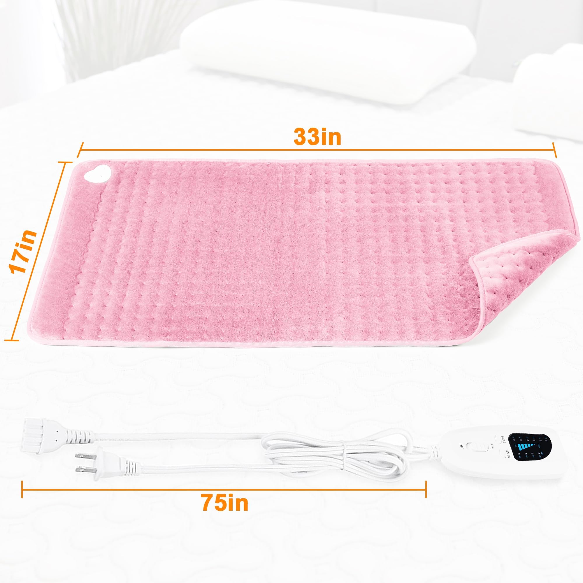 Deepsoon heating pad on couch for relaxed evenings