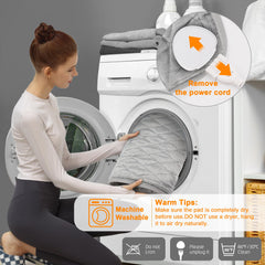 Deepsoon heating pad with overheating protection indicator.
