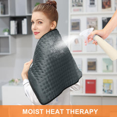 Soft flannel exterior of Deepsoon heating pad for skin-friendly warmth
