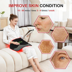 Deerbaba red-light therapy control panel for easy mode and brightness selection.