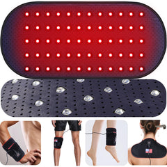 Deerbaba red-light therapy hands pad closeup for targeted finger and wrist relief.