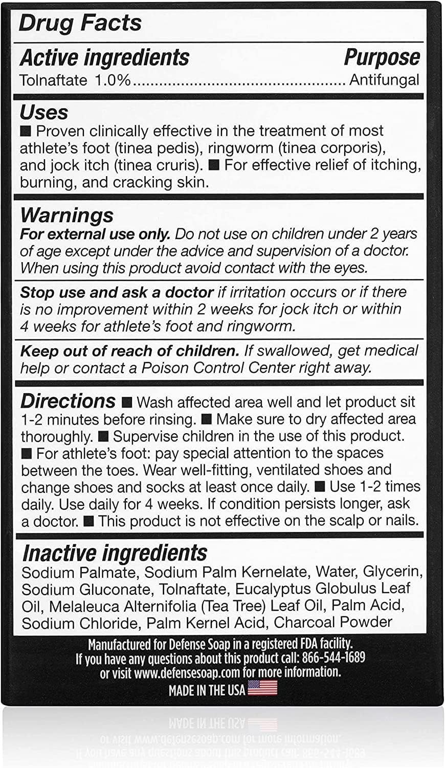 Defense Antifungal Bar Soap-two-bars highlight pack value.