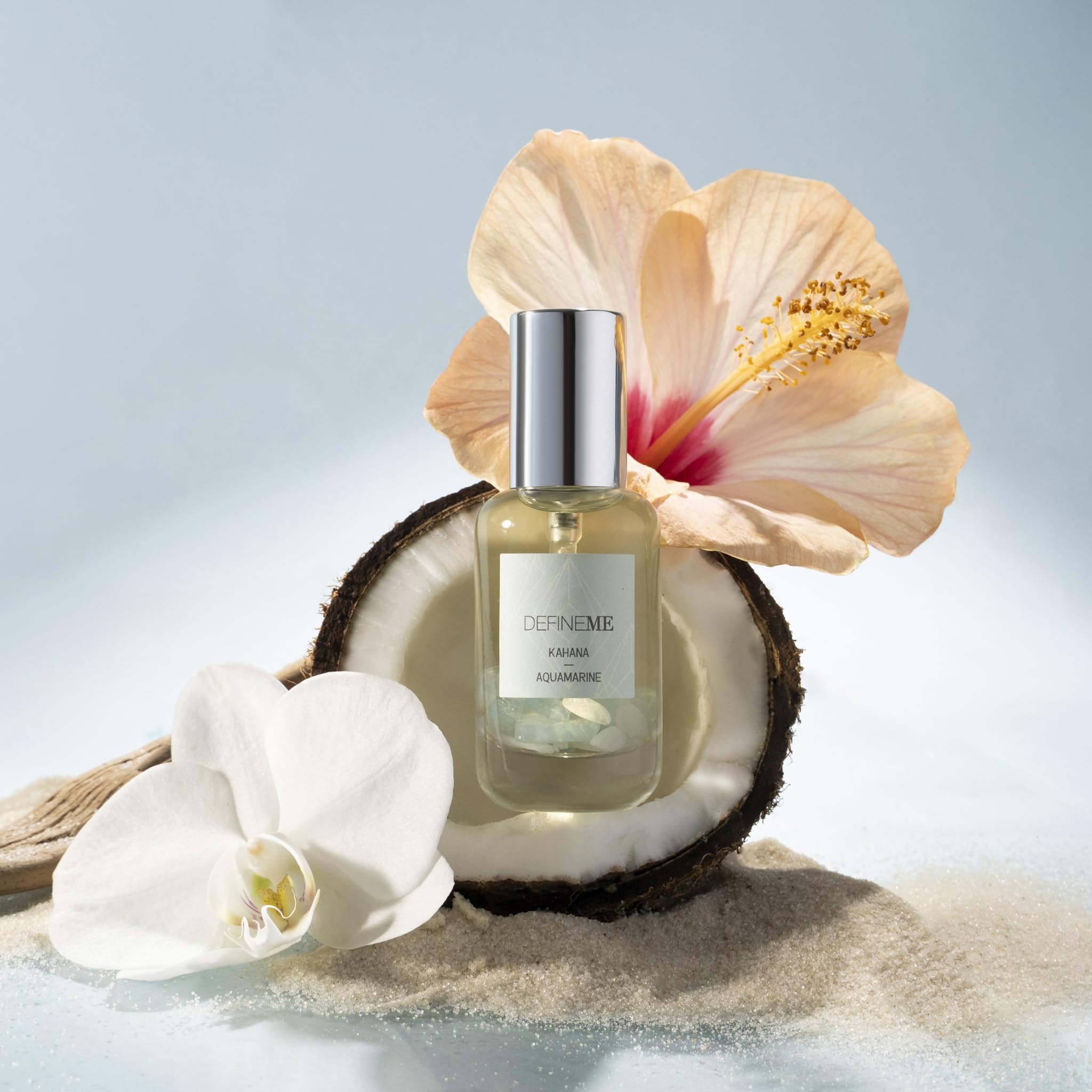 DefineMe Kahana white orchid and santal woods offer delicate, elegant finish