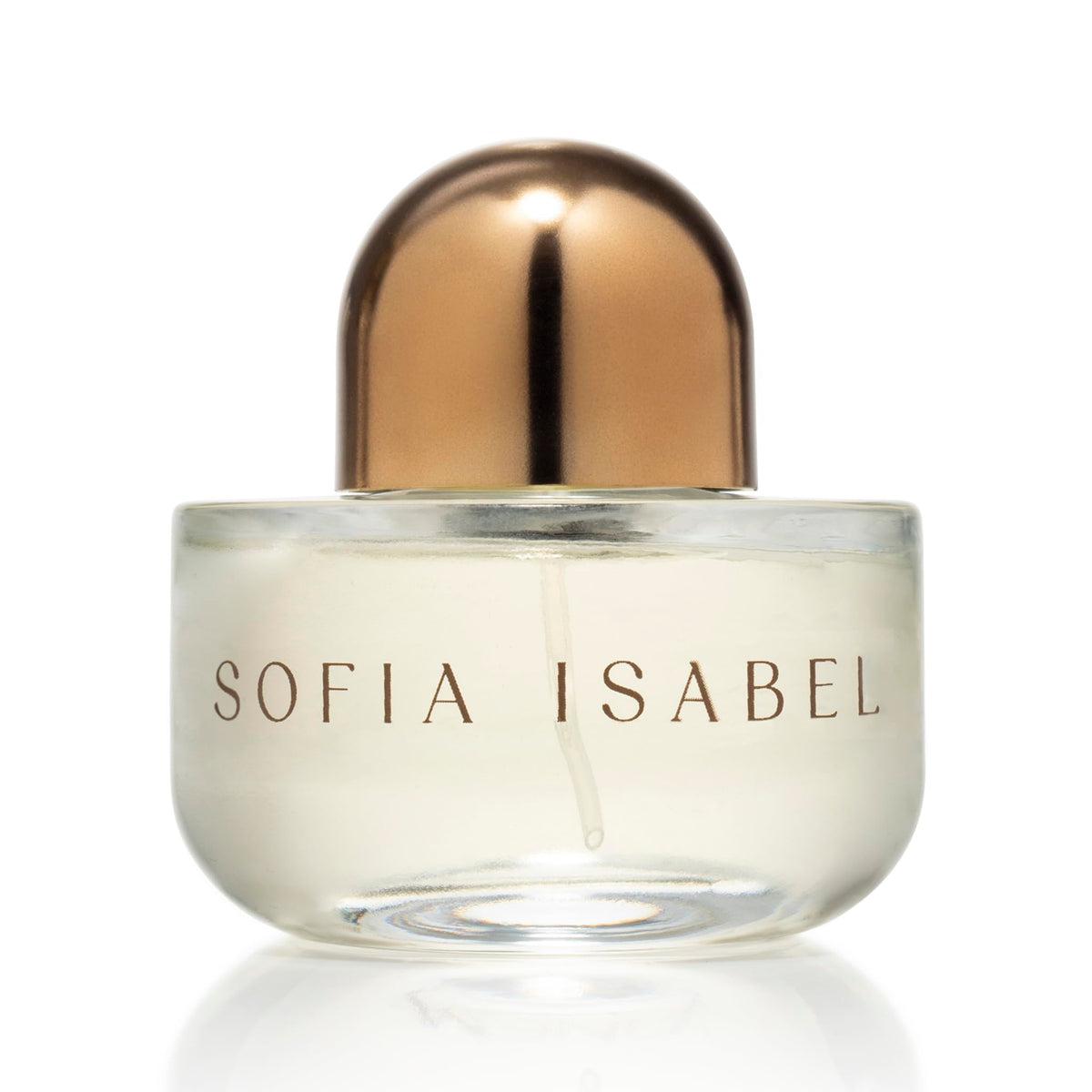 DefineMe Sofia Isabel perfume bottle front view, showcasing gourmand citrus allure.