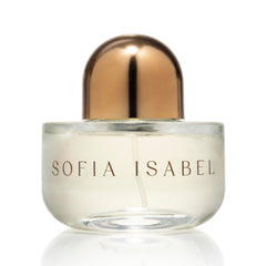 DefineMe Sofia Isabel perfume bottle front view, showcasing gourmand citrus allure.