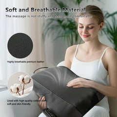 DEITY car-seat compatible massager for travel relief.