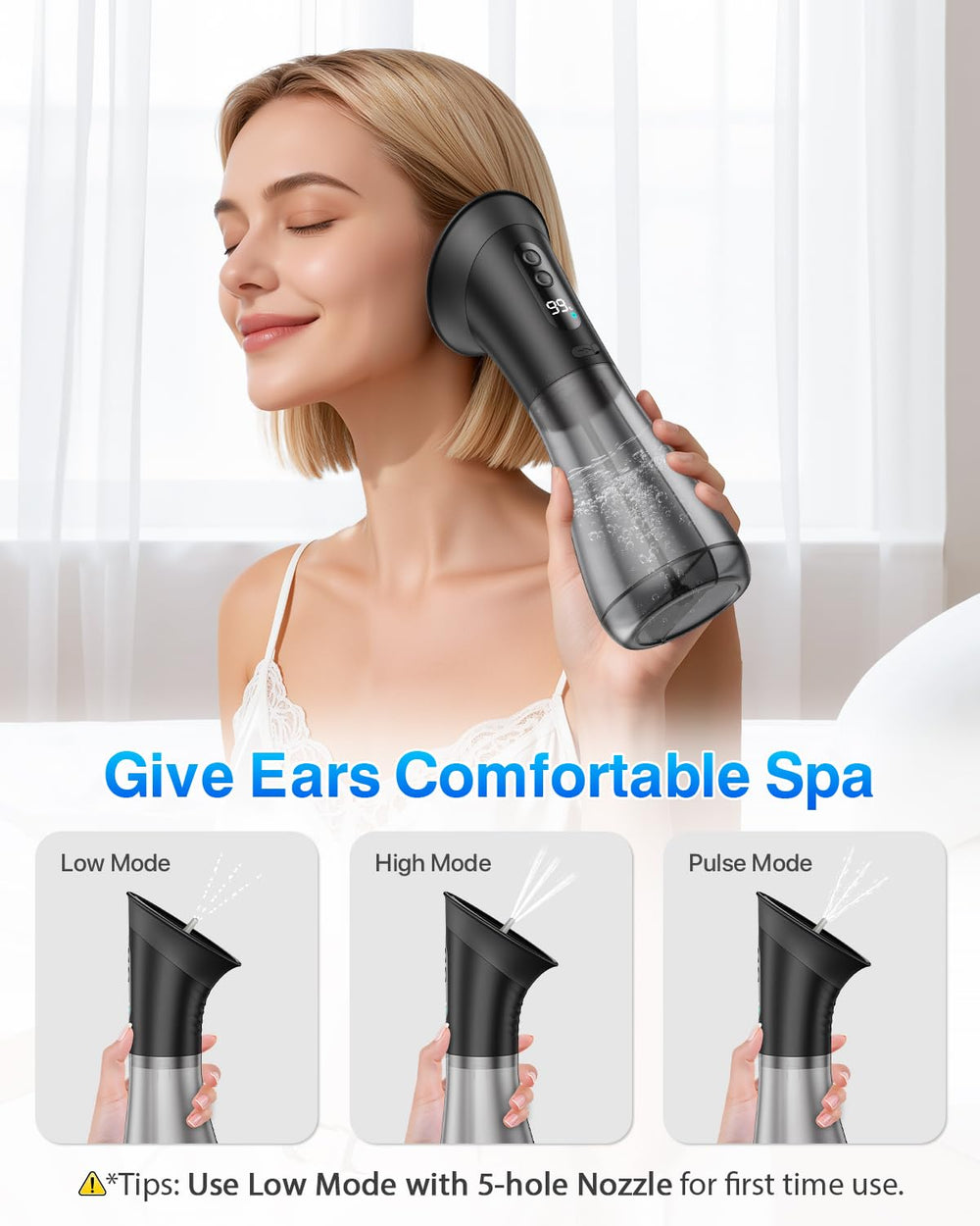 DEJUNPIOOL 5000mAh battery ear care system with long standby
