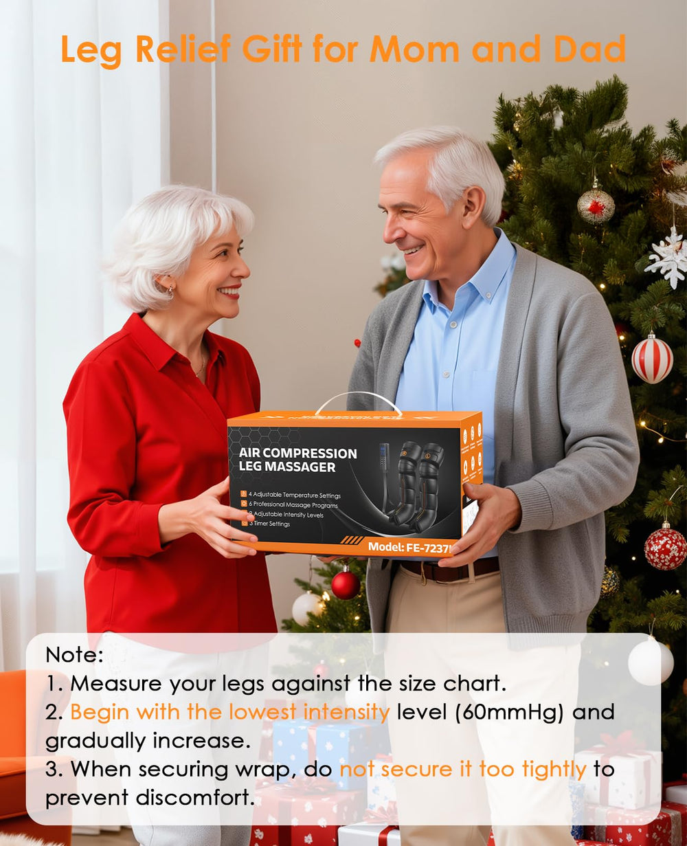DEJUNPIOOL Leg Massager 9 intensity levels provide precise pressure for personalized sessions.
