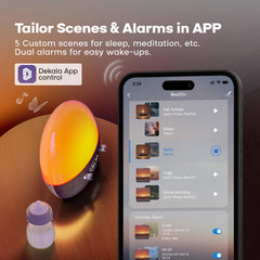 Dekala RestOnn app control for remote scheduling and setup