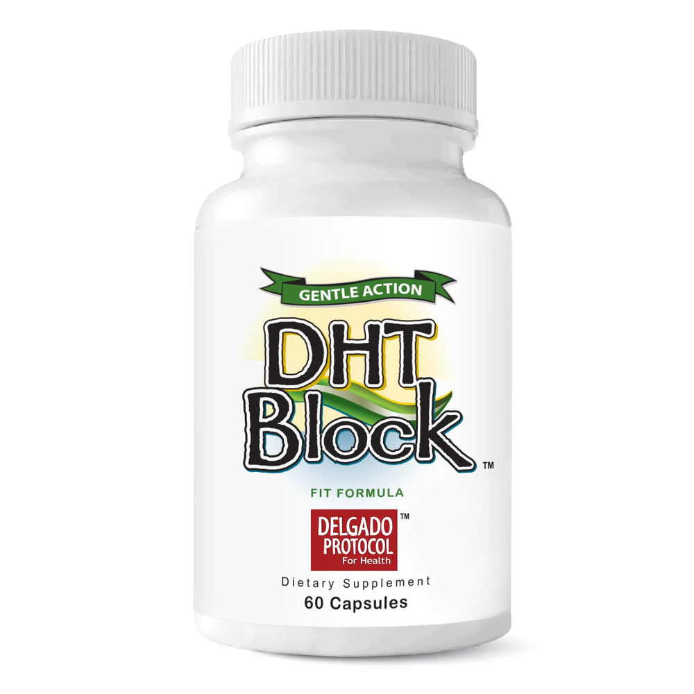 Delgado Protocol DHT Block bottle pour demonstrates an easy daily routine for healthier skin and hair.