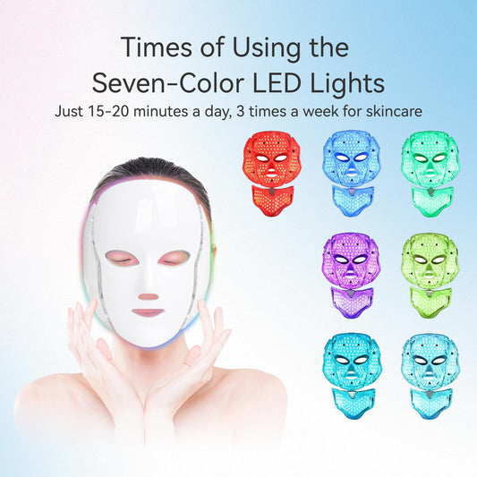 Deloo LED mask adjustable strap close-up for comfortable fit.