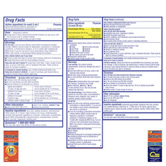 Delsym combo pack front view with both bottles visible