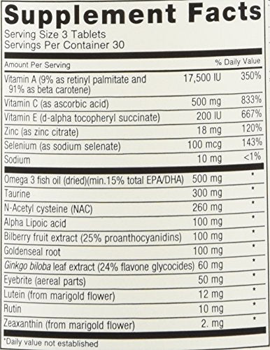 Delucky Eagle-Eyes formula includes bilberry and zinc for everyday eye health.