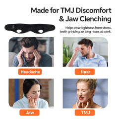 DeMoce cordless TMJ heating pad with expanded heating coverage over jawline and chin