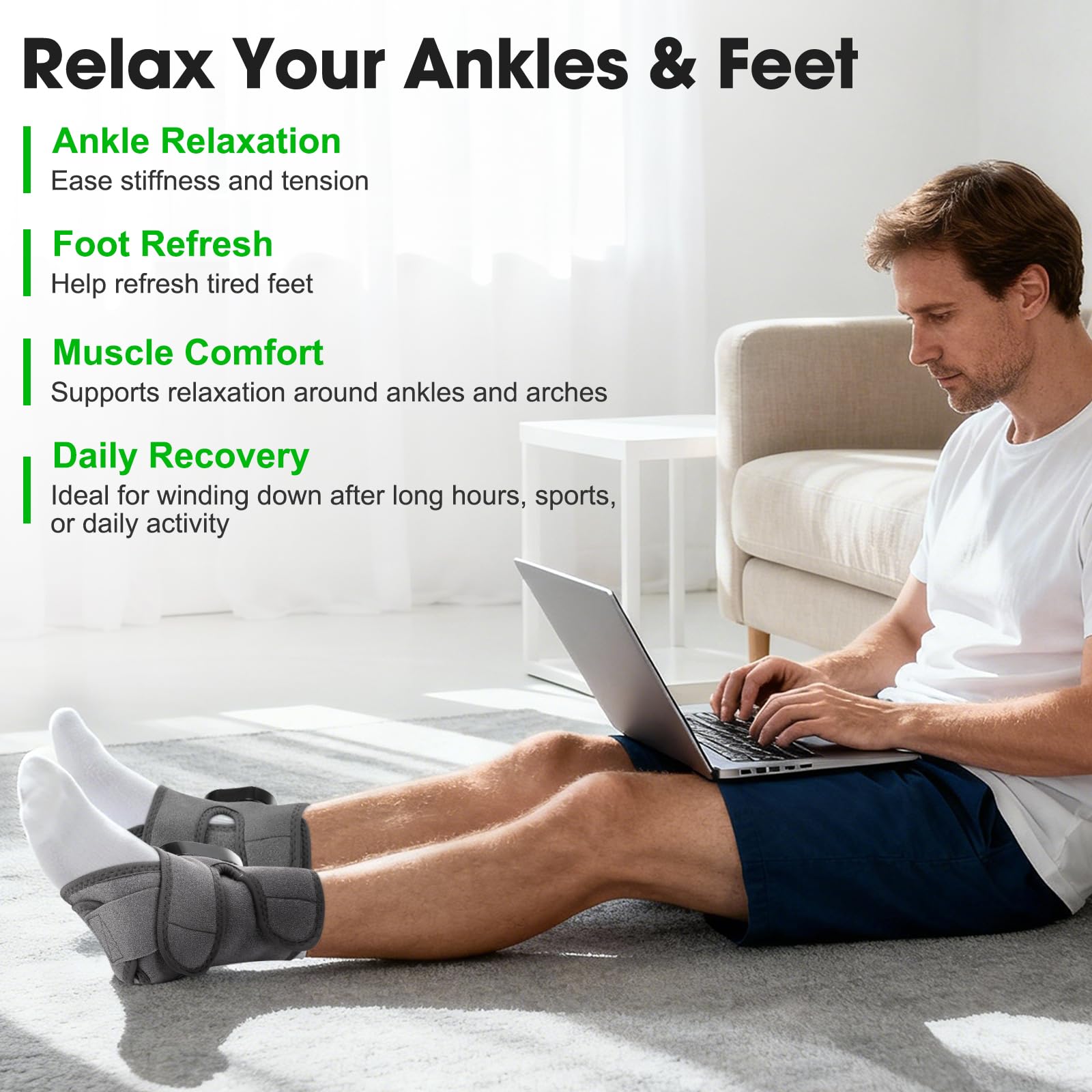 DeMoce six heat levels offer customizable warmth from gentle to deep.