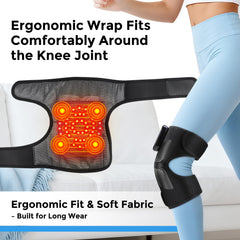 DeMoce five heat levels offer mild to deep warmth for joints.
