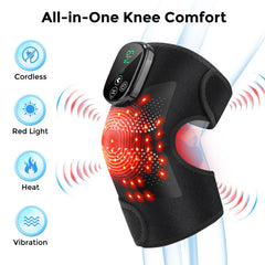 DeMoce red light therapy panel highlights recovery and warmth features.