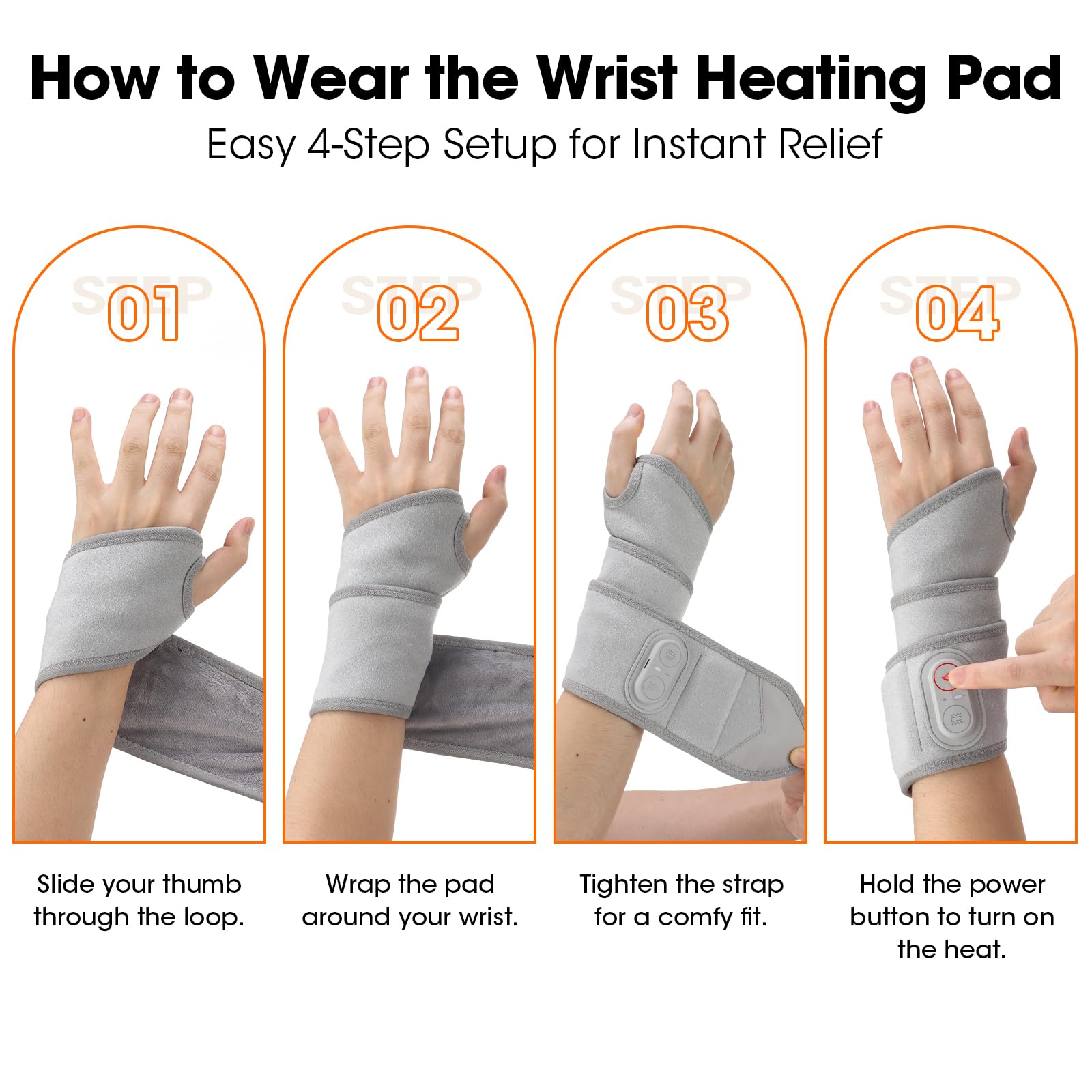 DeMoce soft comfort wrap provides gentle cushion during use