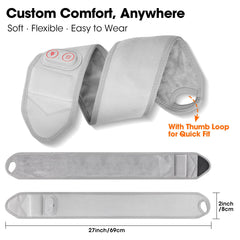 DeMoce travel-friendly heating pad fits bags for on-the-go warmth
