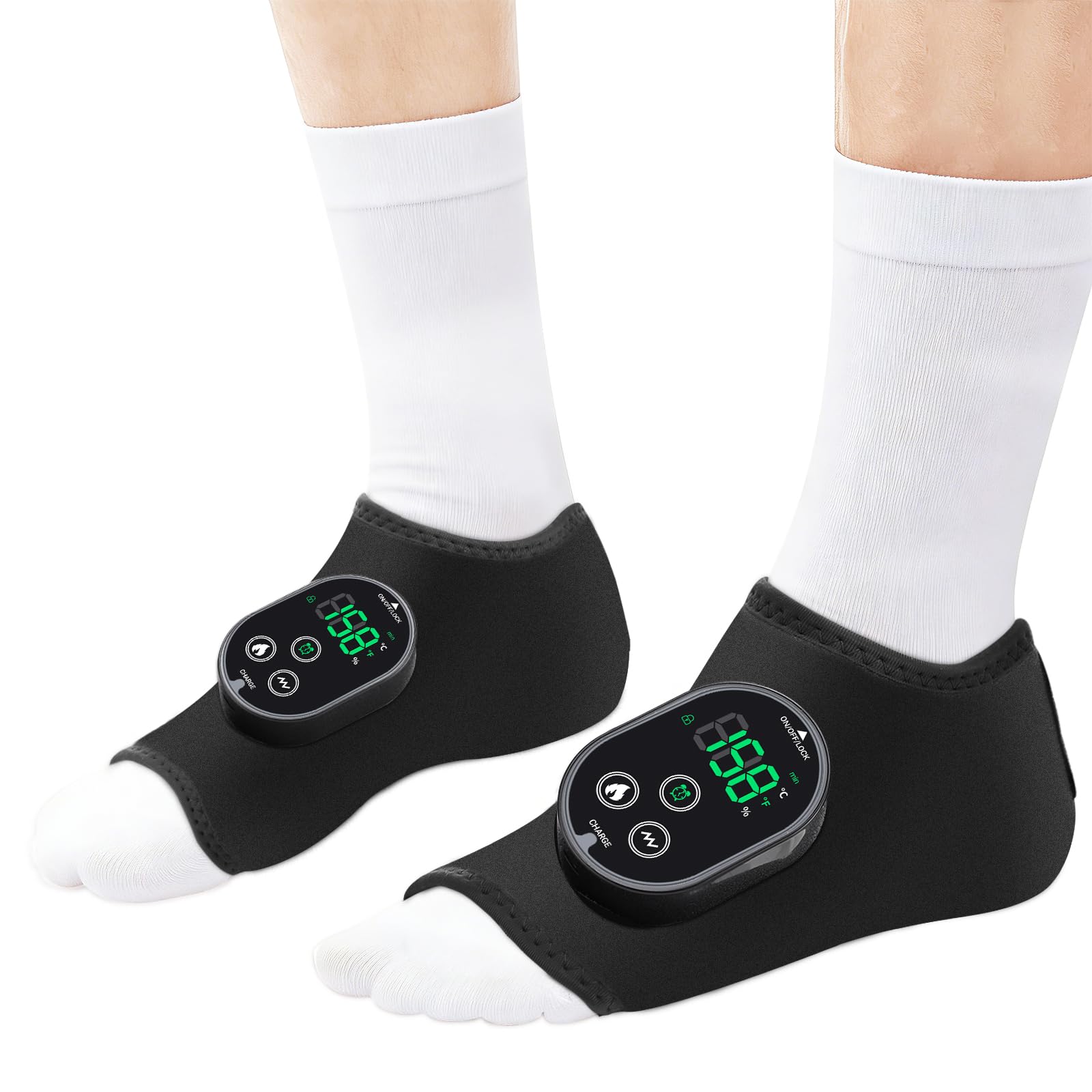 DeMoce massage modes highlight three vibration options for fatigue relief.