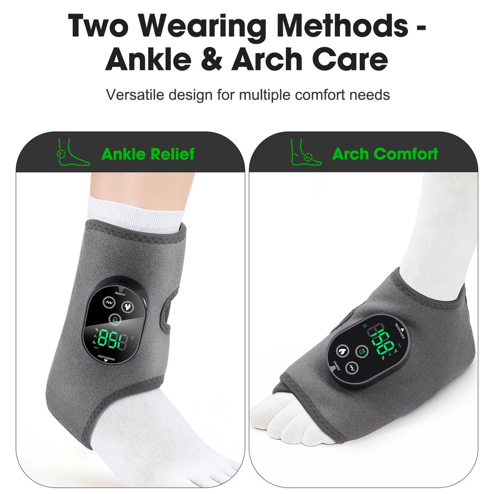 DeMoce three vibration modes let you adjust intensity for fatigue relief.