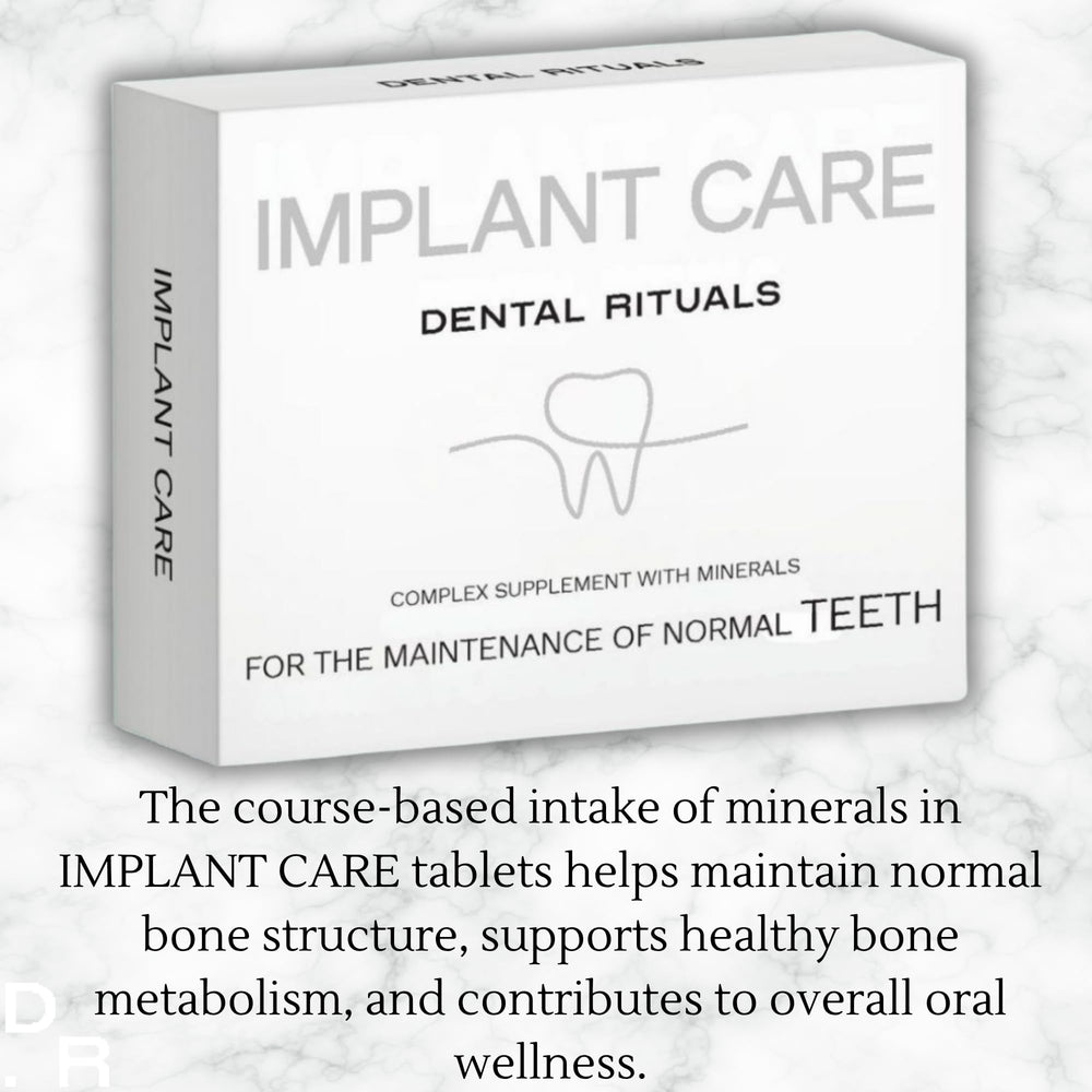Dental Rituals bone regeneration mineral blend emphasizing calcium, magnesium, and zinc