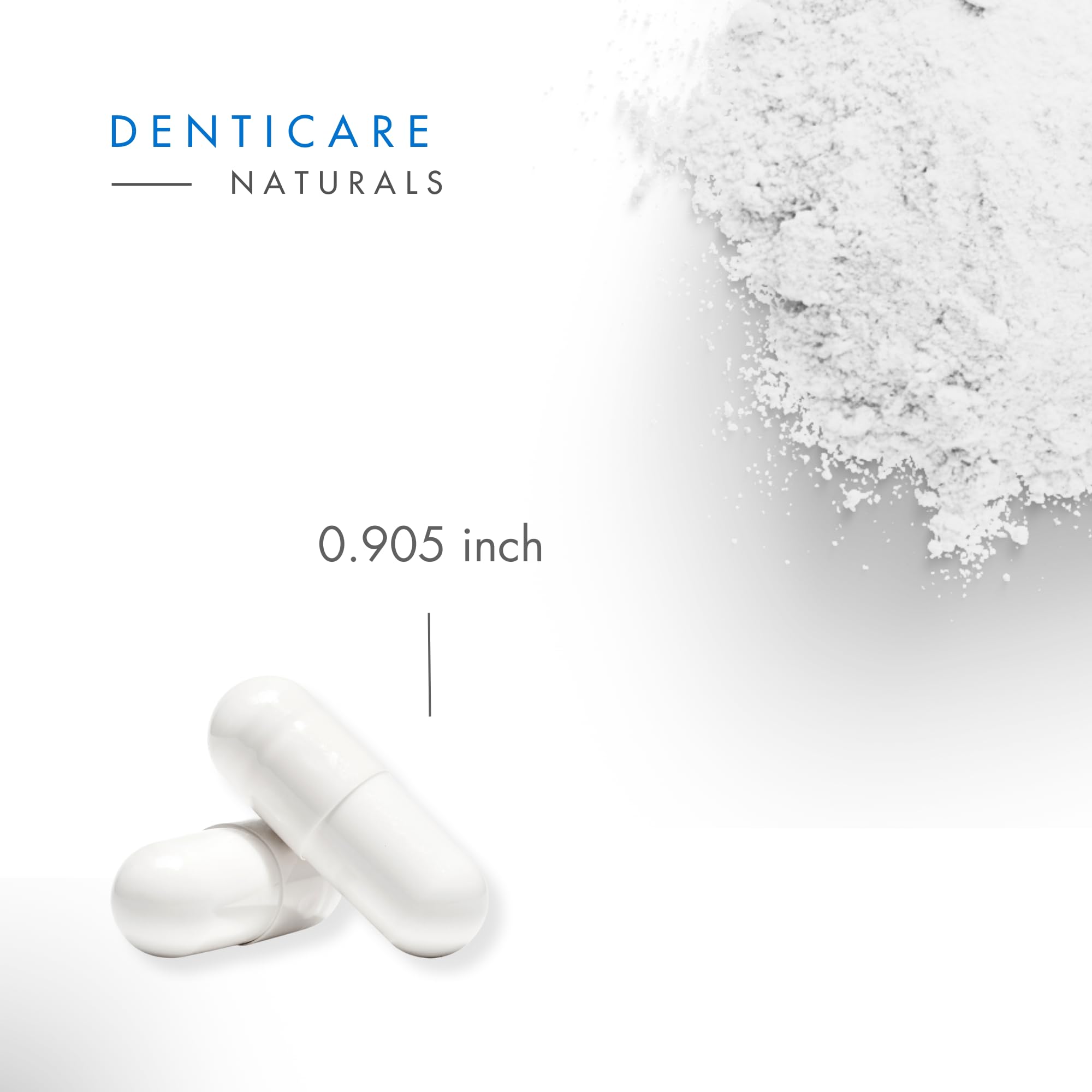 Denticare Naturals BiteGuard packaging box highlighting non-GMO vegan formula.