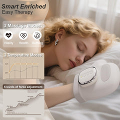 DentJet Smart Hand Massager airbag closeup reveals 13 airbags for even pressure