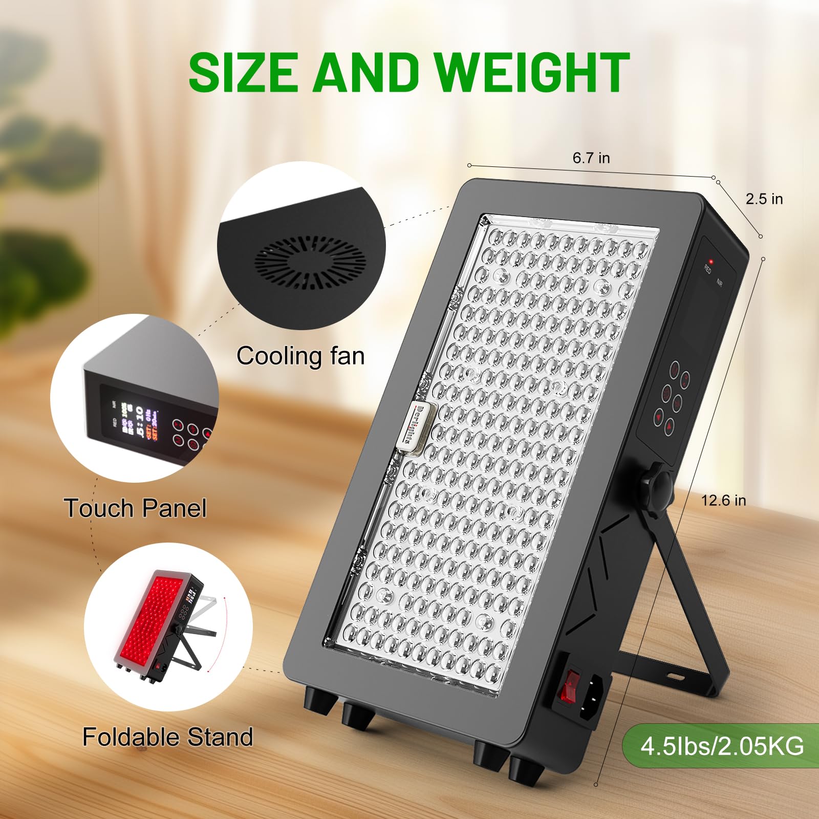 Derlights easy plug and use setup for at home use