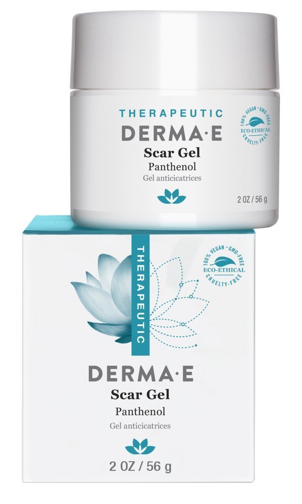 Derma E Scar Gel 2oz bottle pack may help improve scar appearance and skin texture