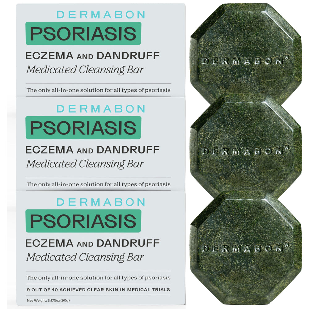 Dermabon 2% coal tar bottle pour for gentle cleansing and skin comfort