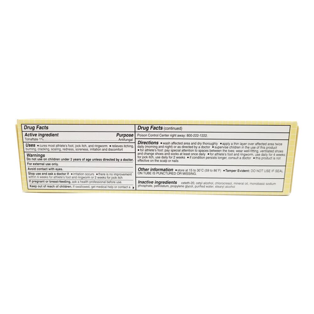 Derman Antifungal Cream application close-up ready for itching relief.