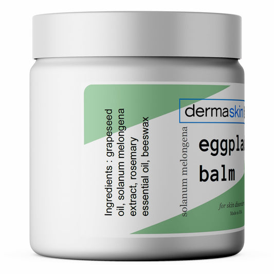 Dermaskin Labs Eggplant Salve application on skin promoting even tone