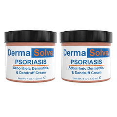 Dermasolve extra-strength psoriasis cream bottle for targeted relief and easy everyday use.