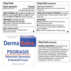 Dermasolve jar packaging highlights USA-made quality.