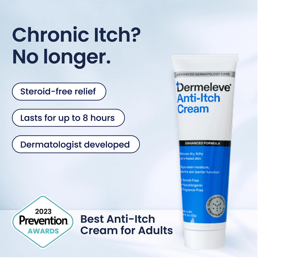 Dermeleve tube ready for fast, non-greasy application
