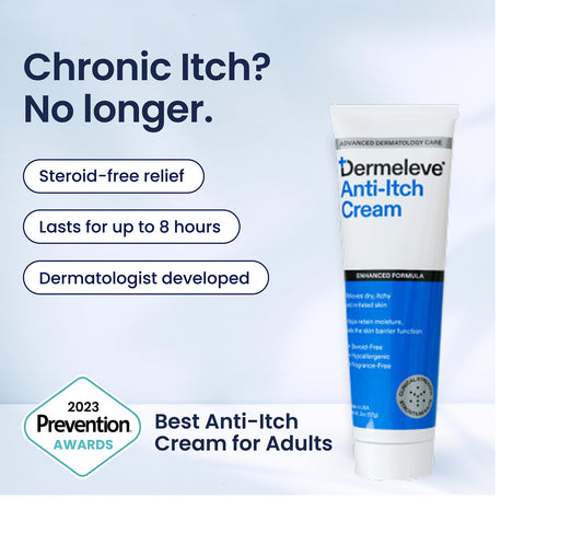 Dermeleve tube ready for fast, non-greasy application