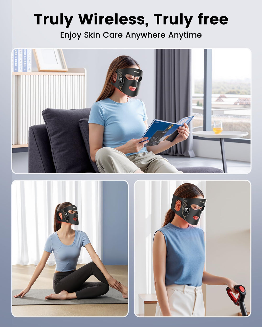 Dermita soft silicone fit ensures comfortable daily wear.