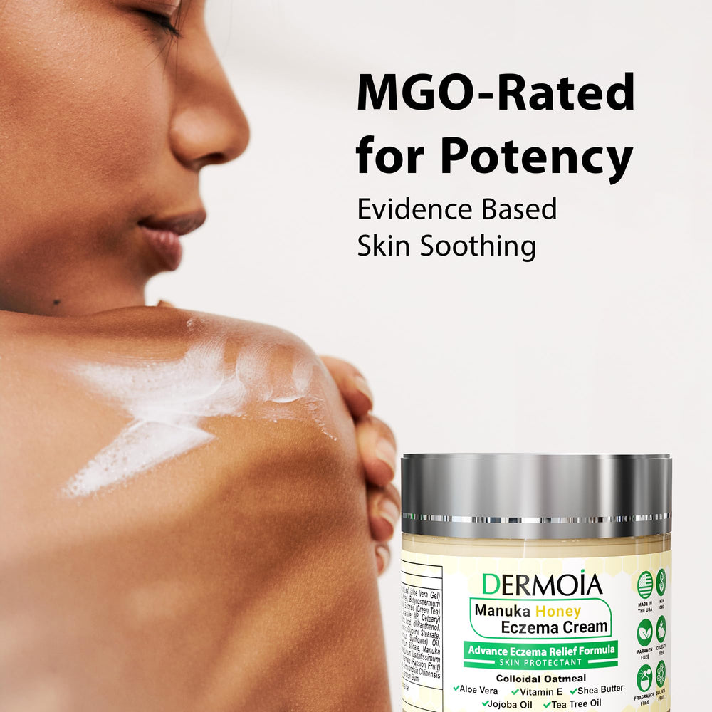 Face-care scene shows hydration and a balanced, radiant complexion.