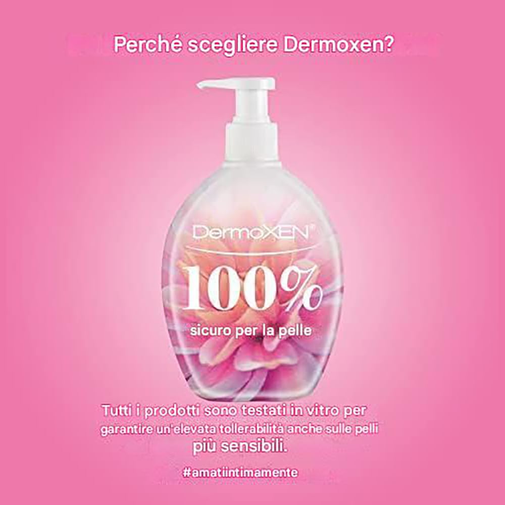 DERMOXEN 4GIRLS pump dispensing creamy gel for soothing cleansing