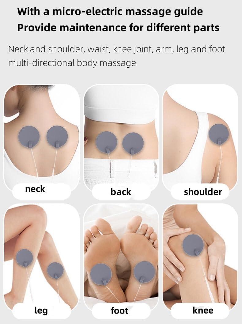 DERUIISSK Massager in use during therapy session conveys versatile, user-friendly treatment.