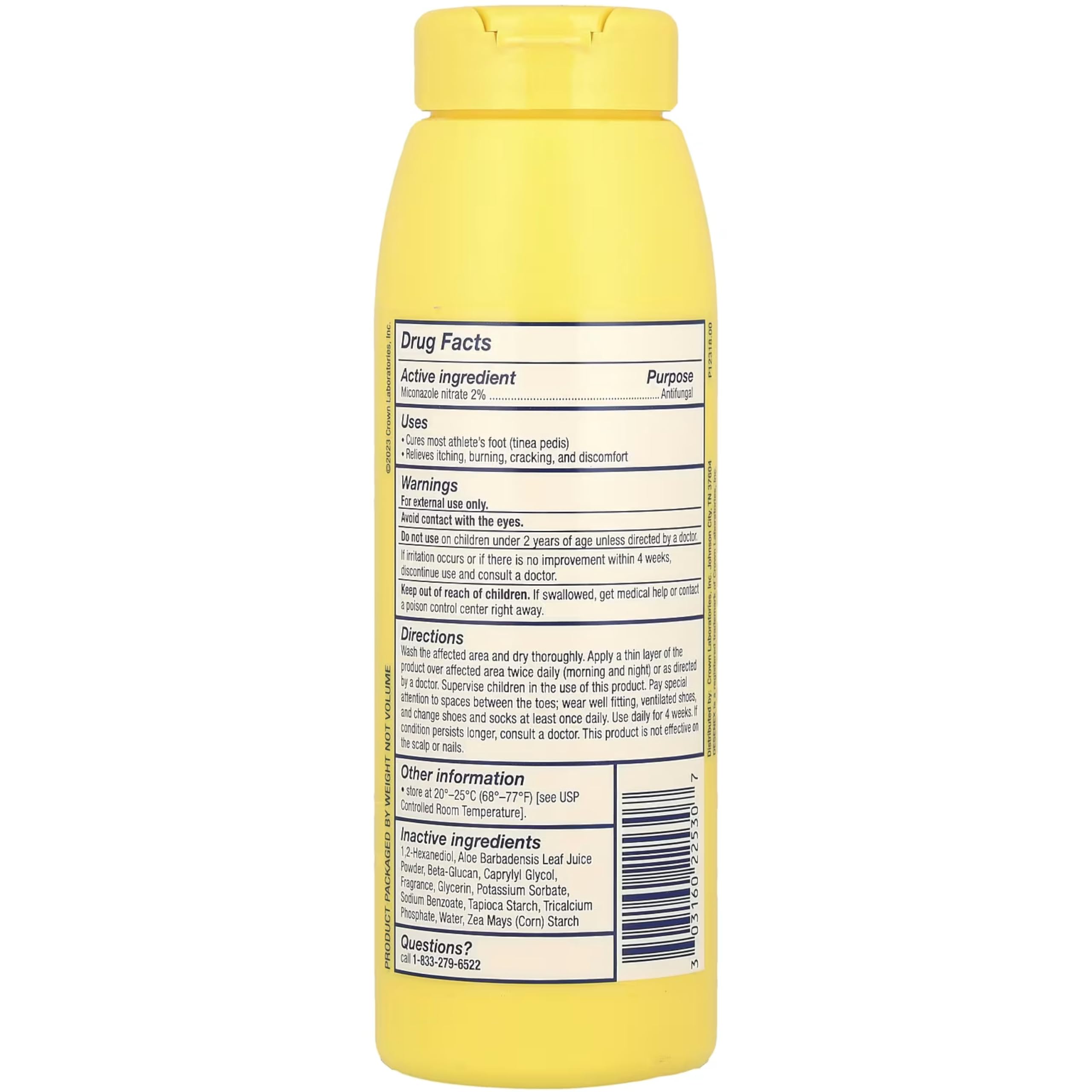 Desenex powder moisture-control benefits shown during daily wear.