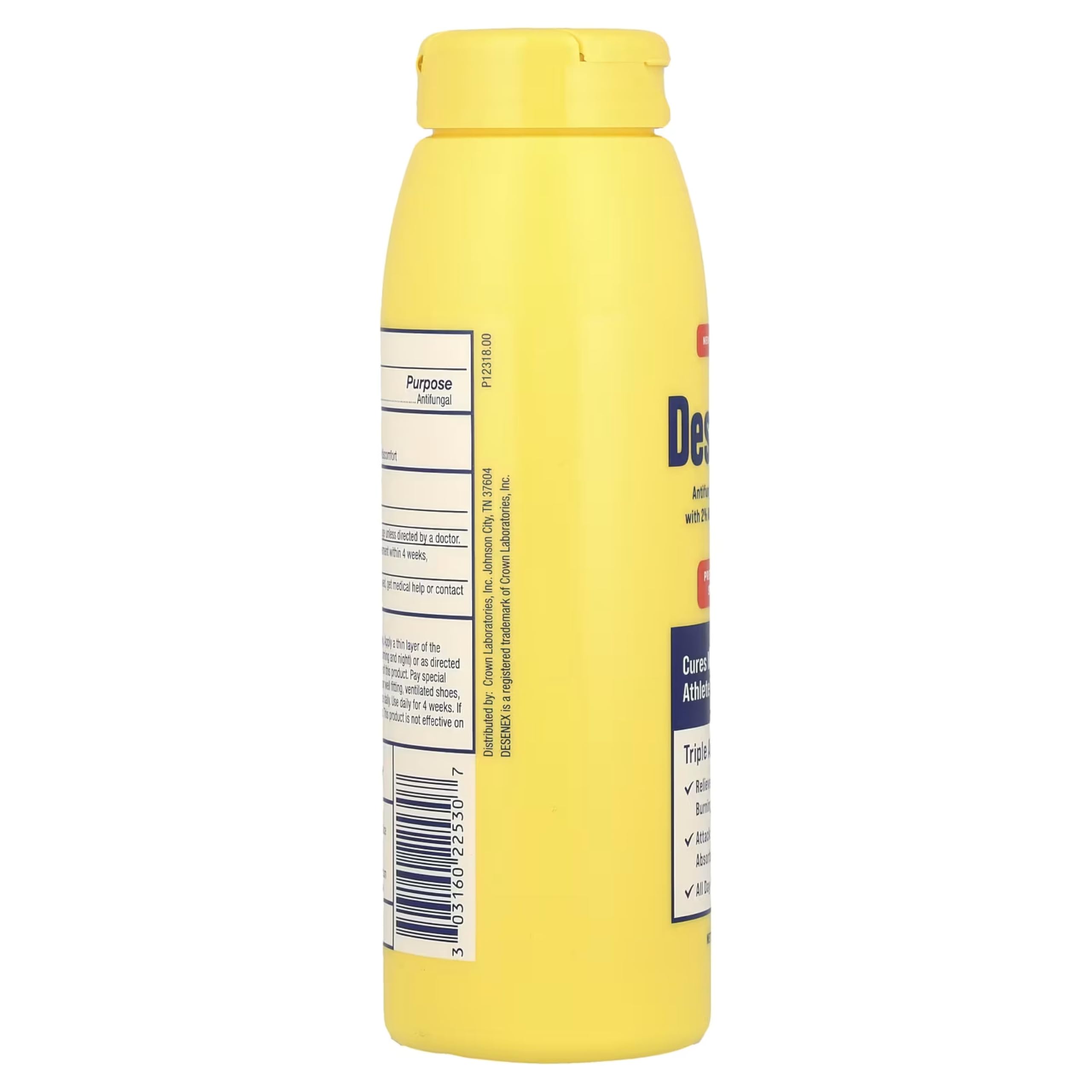 Desenex powder odor neutralization reduces unwanted scents after foot activity.