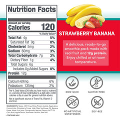 Designer Wellness Protein Smoothie gluten-free label confirms non-GMO ingredients.