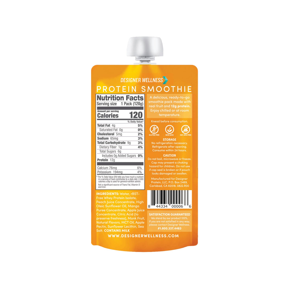 Designer Wellness ingredients real fruit image, highlighting natural sweetness without added sugar.