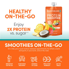 Designer Wellness Protein Smoothie MCT oil supports balanced nutrition.